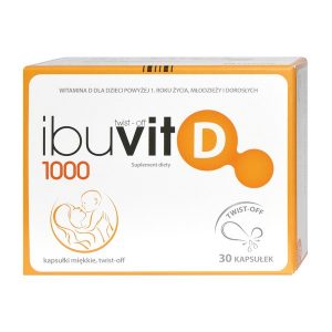 Ibuvit D 1000, kapsułki twist-off, 30 szt. / (Medana)