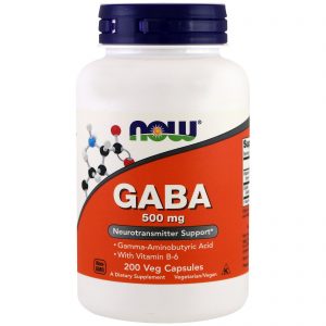GABA, 500 mg, 200 Veg Capsules (Now Foods)