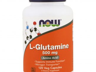 L-Glutamine, 500 mg, 120 Veg Capsules (Now Foods)