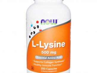 L-Lysine, 500 mg, 250 Capsules (Now Foods)