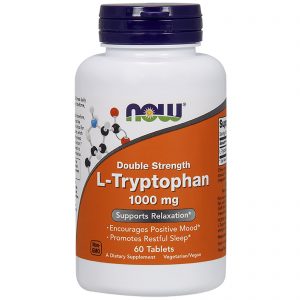 L-Tryptophan, Double Strength, 1,000 mg, 60 Tablets (Now Foods)