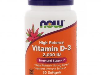 Vitamin D-3, High Potency, 2,000 IU, 30 Softgels (Now Foods)