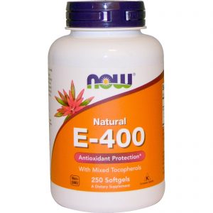 Natural E-400 With Mixed Tocopherols, 250 Softgels (Now Foods)