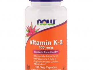 Vitamin K-2, 100 mcg, 100 Veg Capsules (Now Foods)