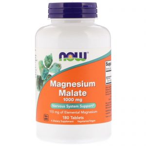 Magnesium Malate, 1,000 mg, 180 Tablets (Now Foods)