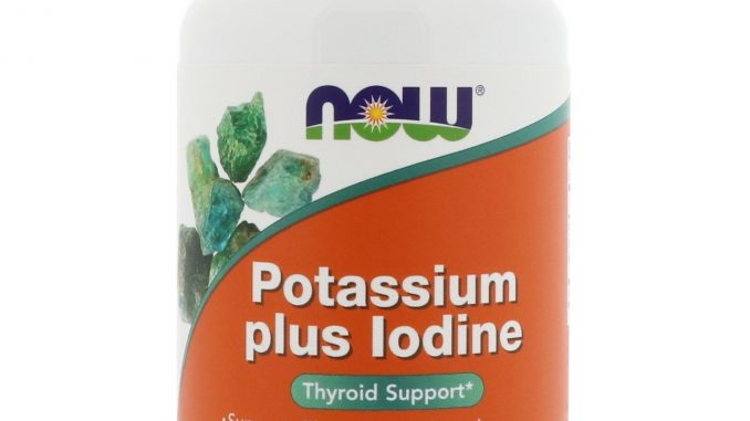 Potassium Plus Iodine, 180 Tablets (Now Foods)