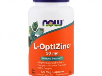 L-OptiZinc, 30 mg, 100 Veg Capsules (Now Foods)