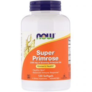 Super Primrose, Evening Primrose Oil, 1300 mg, 120 Softgels (Now Foods)