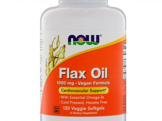 Flax Oil, 1000 mg, 120 Veggie Softgels (Now Foods)