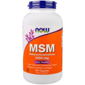 MSM, 1000 mg, 240 Capsules (Now Foods)