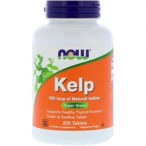 Kelp, 150 mcg, 200 Tablets (Now Foods)