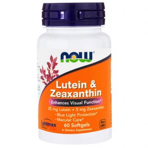 Lutein & Zeaxanthin, 60 Softgels (Now Foods)