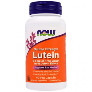 Lutein, Double Strength, 90 Veg Capsules (Now Foods)