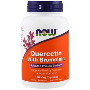 Quercetin with Bromelain, 120 Veg Capsules (Now Foods)