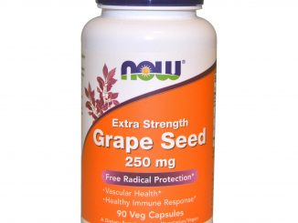 Grape Seed, Extra Strength, 250 mg, 90 Veg Capsules (Now Foods)