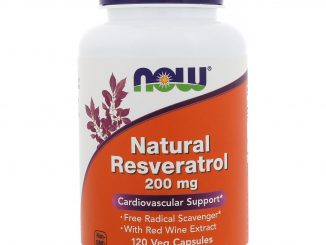 Natural Resveratrol, 200 mg, 120 Veg Capsules (Now Foods)