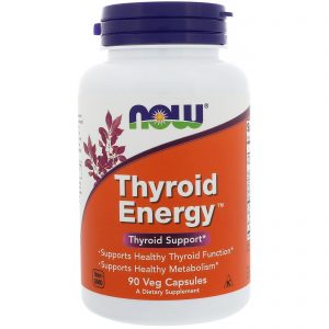 Thyroid Energy, 90 Veg Capsules (Now Foods)