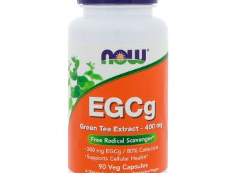 EGCg, Green Tea Extract, 400 mg, 90 Veg Capsules (Now Foods)