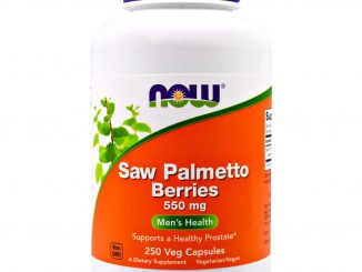 Saw Palmetto Berries, 550 mg, 250 Veg Capsules (Now Foods)