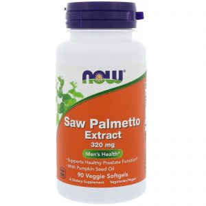 Saw Palmetto Extract, 320 mg, 90 Veggie Softgels (Now Foods)