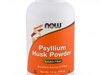 Psyllium Husk Powder (Plantago Ovata), 12 oz (340 g) (Now Foods)