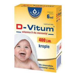 D-Vitum, witamina D dla niemowląt, 6 ml (krople) / (Olfarm)