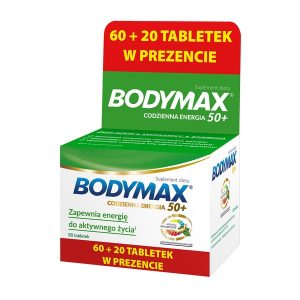 Bodymax 50+, tabletki, 60 szt. + 20 szt. GRATIS / (Orkla Care)
