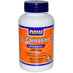 L-Carnosine, 500 mg, 100 Veg Capsules (Now Foods)