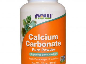 Calcium Carbonate Powder, 12 oz (340 g) (Now Foods)