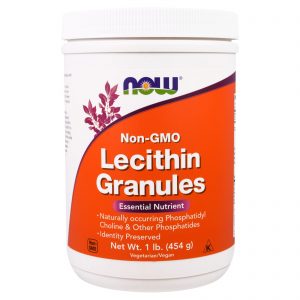 Lecithin Granules, Non-GMO, 1 lb (454 g) (Now Foods)