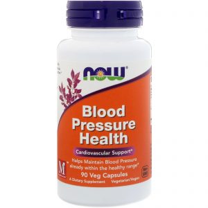 Blood Pressure Health, 90 Veg Capsules (Now Foods)