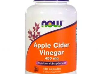 Apple Cider Vinegar, 450 mg, 180 Capsules (Now Foods)