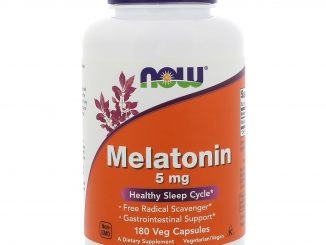 Melatonin, 5 mg, 180 Veg Capsules (Now Foods)