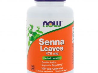 Senna Leaves, 470 mg, 100 Veg Capsules (Now Foods)