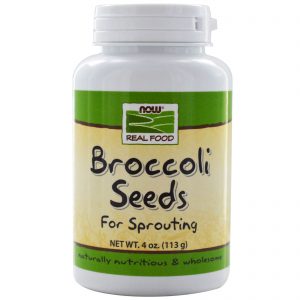 Real Food, Broccoli Seeds, 4 oz (113 g) (Now Foods)