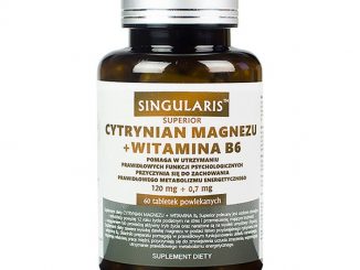 Singularis Cytrynian Magnezu + Witamina B6, tabletki powlekane, 60 szt. / (Singularis-herbs Corporation Limited Liability Company)