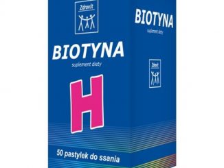 Zdrovit Biotyna, pastylki do ssania o smaku ananasowym, 50 szt. / (Kruger Polska)