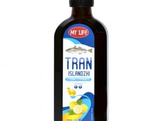 Tran Islandzki o smaku cytrynowym, olej, 250 ml / (Komfar)