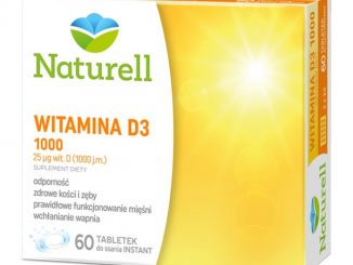 Naturell Witamina D3 1000, tabletki do ssania, 60 szt. / (Naturell)