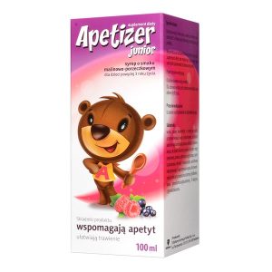 Apetizer Junior (Apetizer), syrop, o smaku malinowo-porzeczkowym, 100 ml / (Aflofarm)