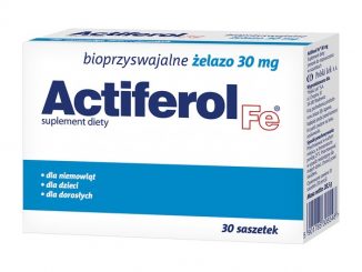 Actiferol Fe, 30 mg, proszek do rozpuszczenia w saszetkach, 30 szt. / (Polski Lek)