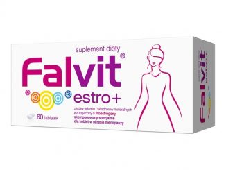 Falvit estro +, tabletki powlekane, 60 szt. / (Jelfa)