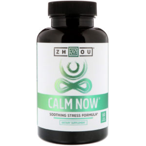 Calm Now, Soothing Stress Formula, 60 Veggie Capsules (Zhou Nutrition)