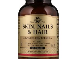 Skin, Nails & Hair, Advanced MSM Formula, 120 Tablets (Solgar)