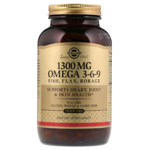 Omega 3-6-9, 1,300 mg, 120 Softgels (Solgar)