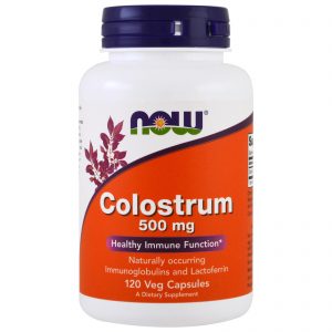 Colostrum, 500 mg, 120 Veggie Caps (Now Foods)