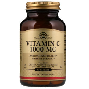 Vitamin C, 1,000 mg, 90 Tablets (Solgar)