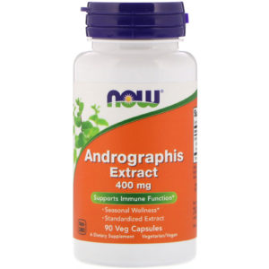 Andrographis Extract, 400 mg, 90 Veg Capsules (Now Foods)