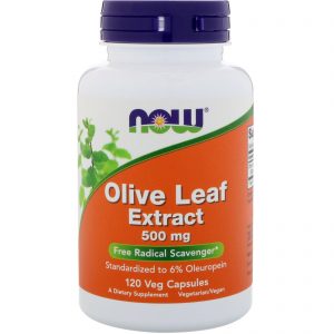 Olive Leaf Extract, 500 mg, 120 Veg Capsules (Now Foods)