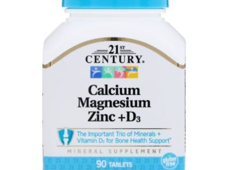 Calcium Magnesium Zinc + D3, 90 Tablets (21st Century)